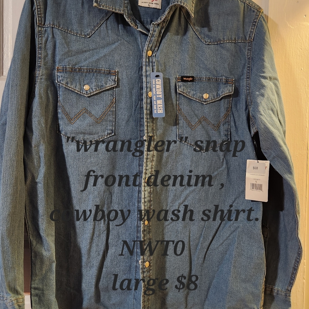 Denim, cowboy wash, shirt
